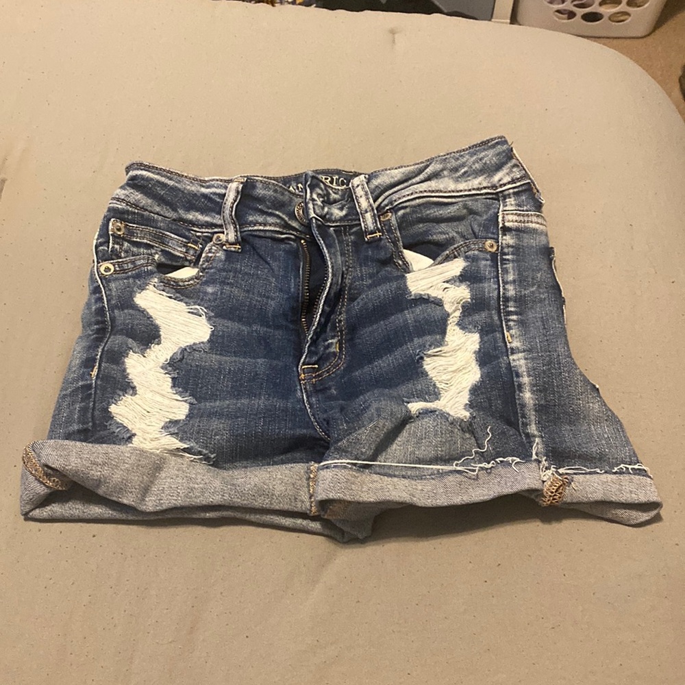 American eagle jean shorts